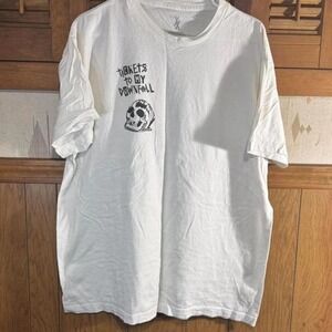 Hot Topic White and black Ticket to My Downfall tee MGK Size‎ XL